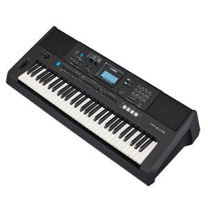 Yamaha PSR-E473 61 Key Portable Arranger Keyboard with Power Supply & Music Rest