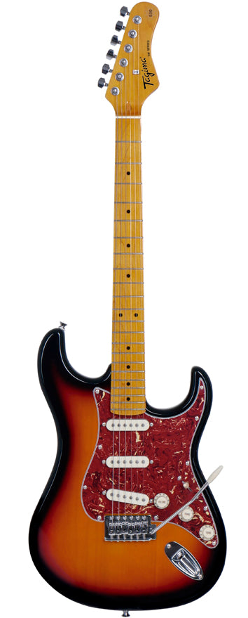 Tagima TG-530-SB-LF/TT Gloss Sunburst Right Handed Strat Style Electric Guitar