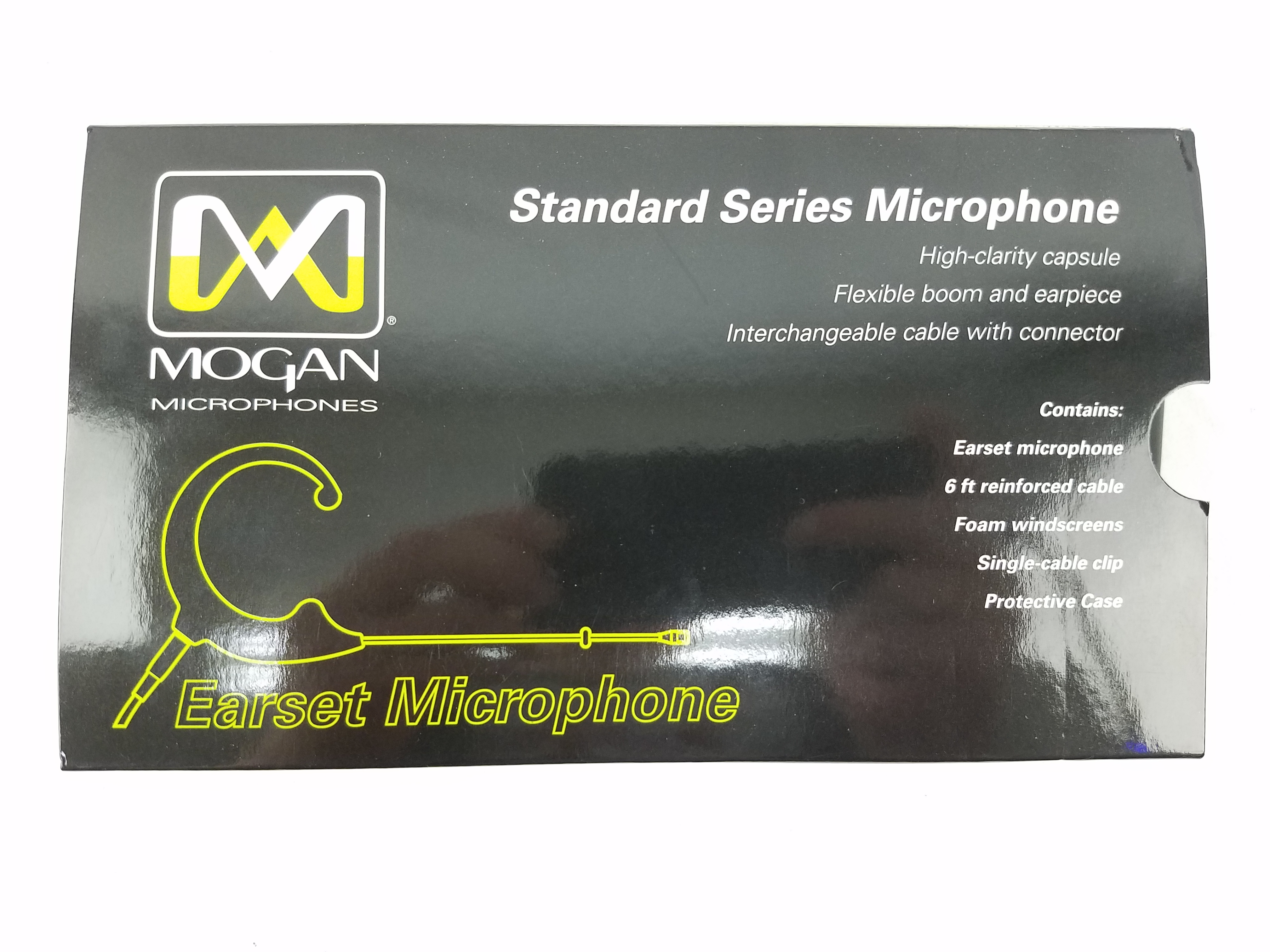 Mogan EAO-BG-AT Standard Series Earset Microphone w/Audio Technica cW connector