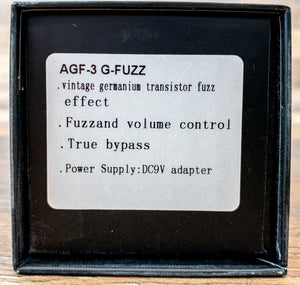 Tom'sline AGF-3 G-FUZZ Vintage Fuzz Guitar Effects Pedal based on "Red" Fuzzface