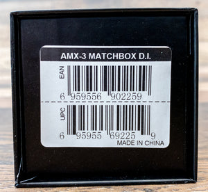 Tom'sline AMX-3 MATCHBOX D.I. Direct Box with Cabinet Simulator Mini Pedal Size