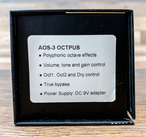 Tom'sline AOS-3 OCTPUS Polyphonic Octave Mini Guitar Effects Pedal with 3 Modes