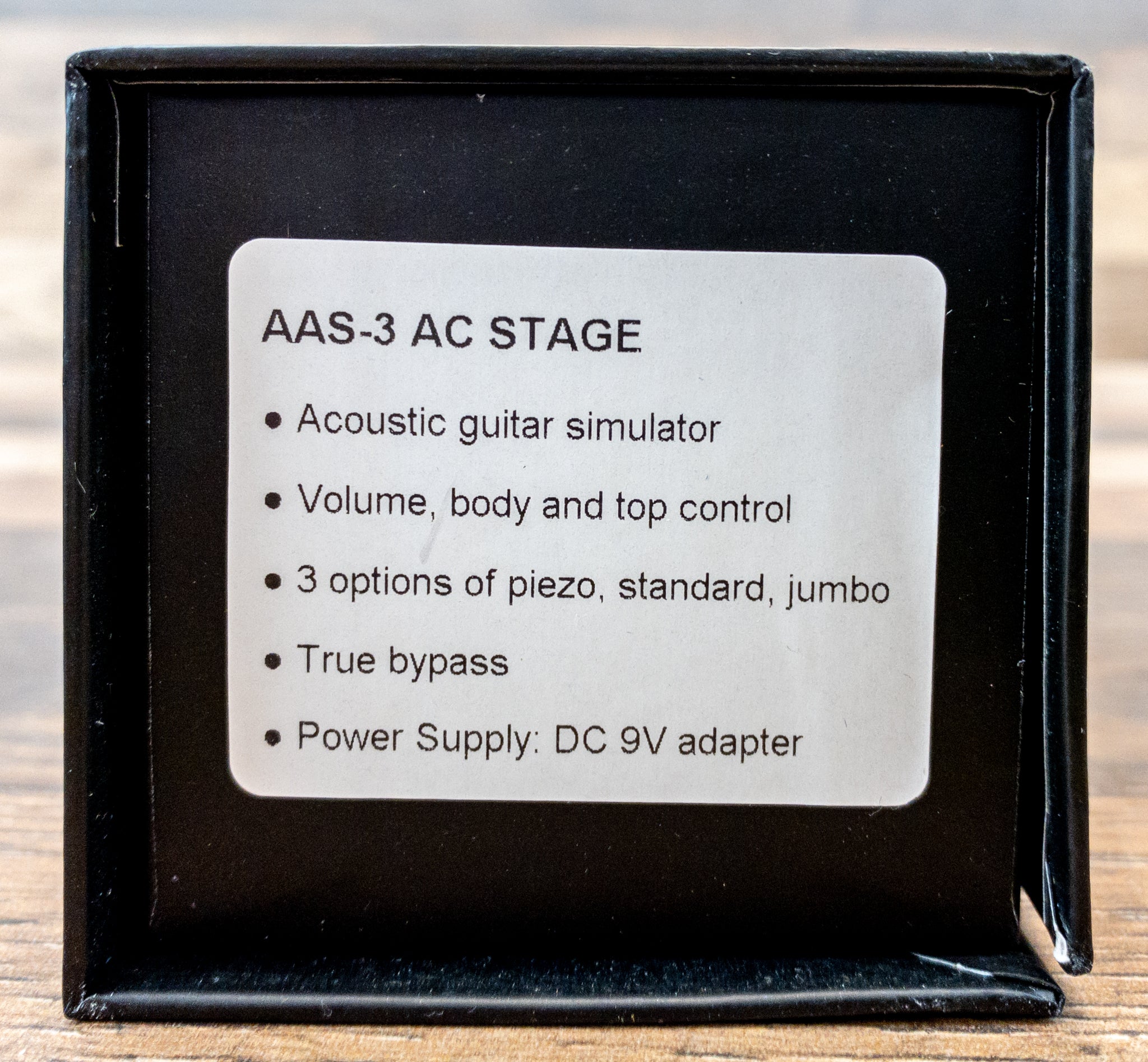 Tom'sline AAS-3 AC Stage Guitar Effects Pedal Simulates 3 Acoustic Guitar Tones