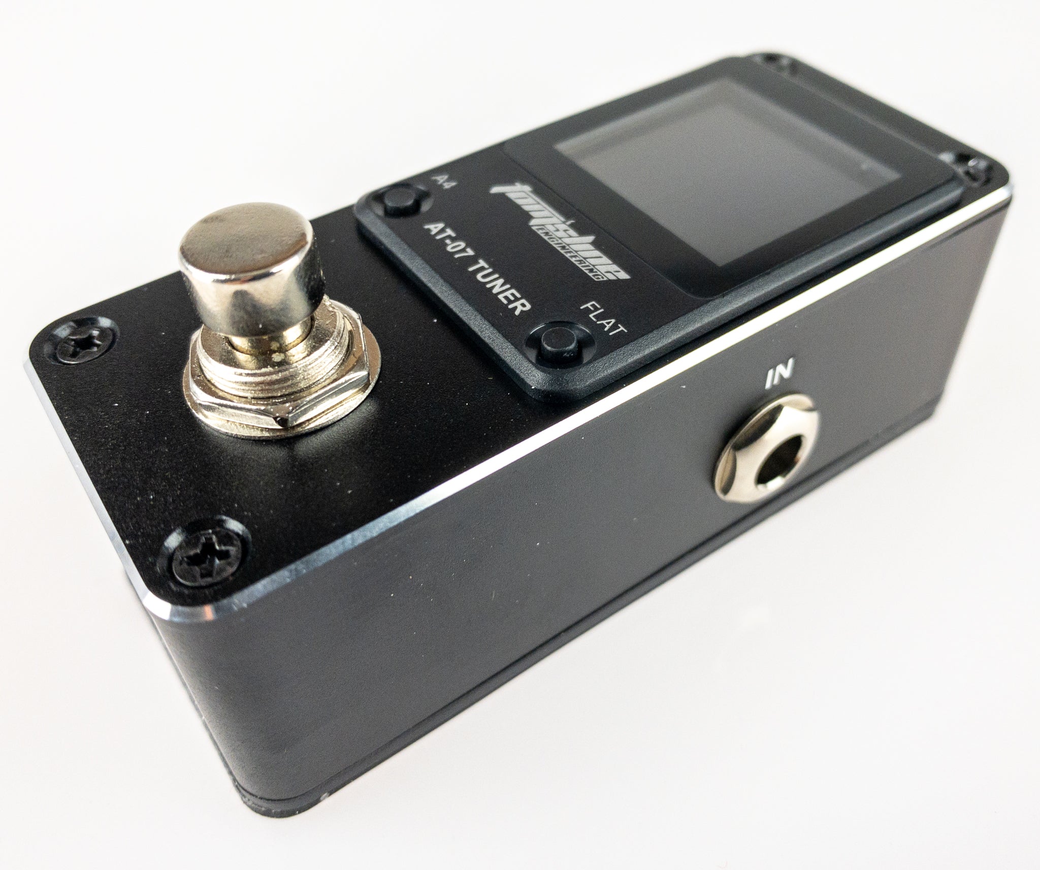 bass guitar tuner pedal Tom'sline AT-07 TUNER Mini Guitar and Bass Chromatic Tuner Pedal – Tegeler Music