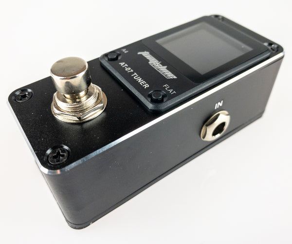 always on tuner pedal Tom'sline AT-07 TUNER Mini Guitar and Bass Chromatic Tuner Pedal – Tegeler  Music