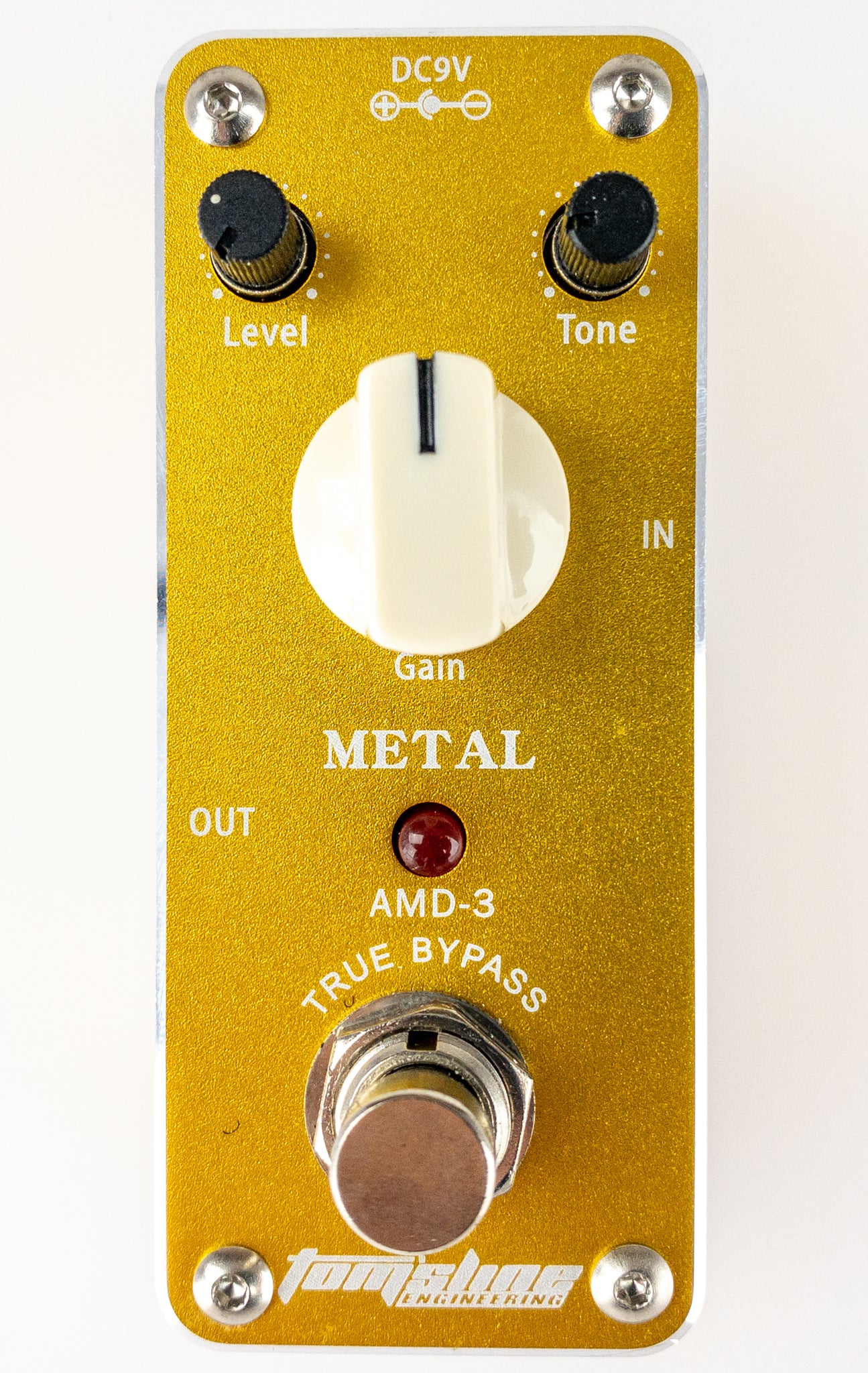 tomsline guitar pedals Tom'sline AMD-3 METAL DISTORTION Guitar Effects Pedal with Active Tone – Tegeler Music