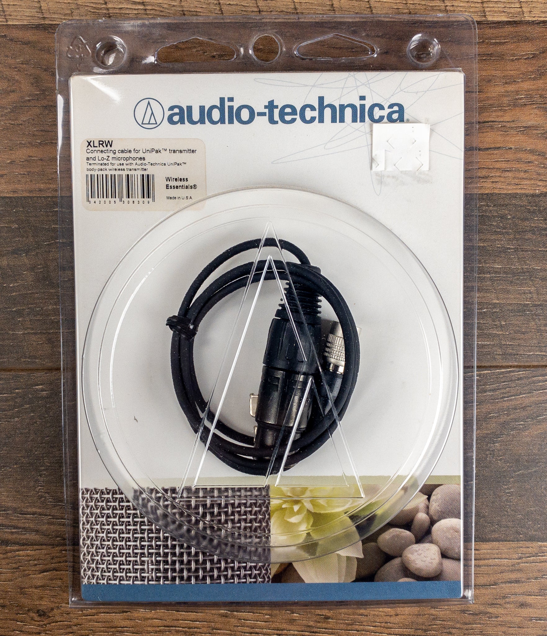 Audio-Technica XLRW XLR Microphone to cW Cable for AT Wireless Body Packs