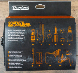 Dunlop DGT122 Complete Guitar and Bass Setup Tool Kit in Handy Zipper Case