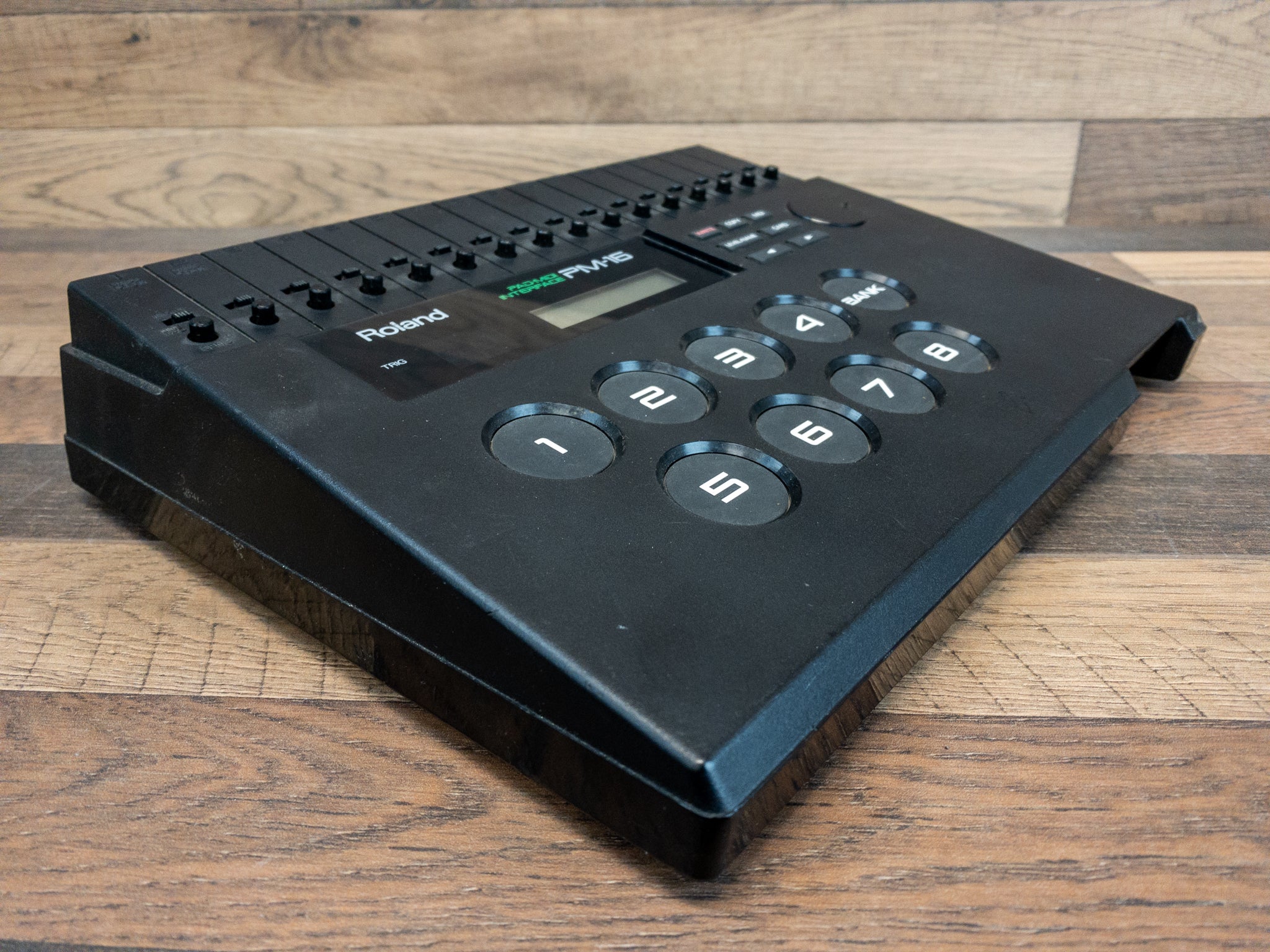 USED Roland PM-16 Pad to MIDI Interface w/Power Supply Cable, Good Working Condition