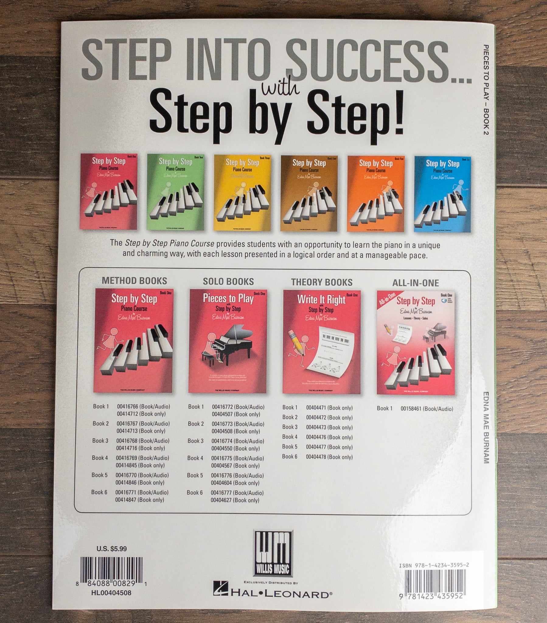 Pieces to Play with Step by Step Book - Bk 2 by Edna Mae Burnam Willis Music Co