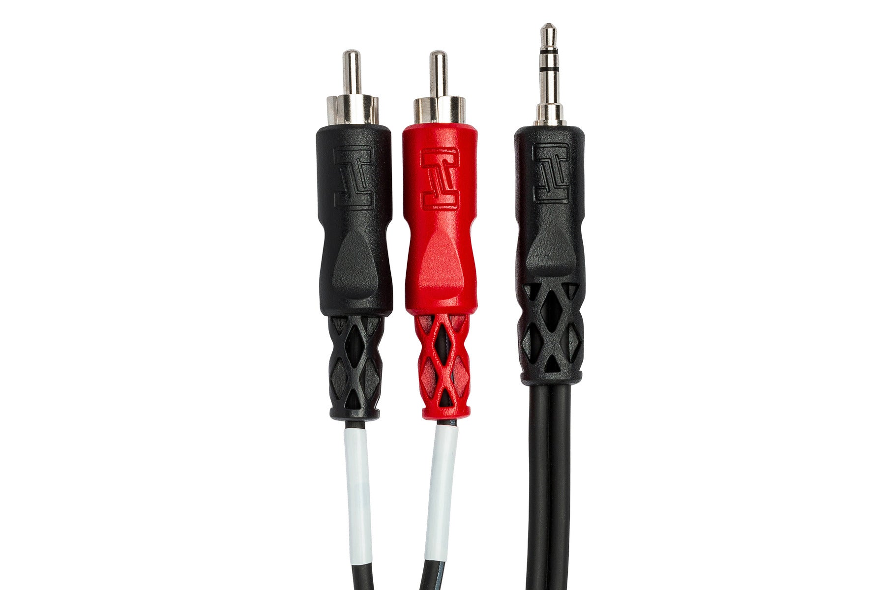 Hosa CMR-210 Stereo Breakout Cable 3.5mm TRS to Dual RCA 10'