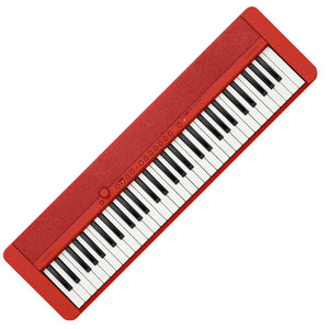 Casio Casiotone CT-S1RD Portable Digital Keyboard - Red with 61 full-size keys