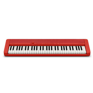 Casio Casiotone CT-S1RD Portable Digital Keyboard - Red with 61 full-size keys
