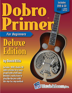 Watch & Learn Dobro Primer Deluxe Edition Book for Beginners