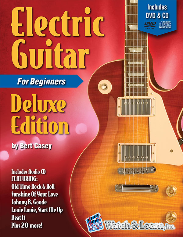 Watch & Learn Electric Guitar for Beginners includes DVD & CD