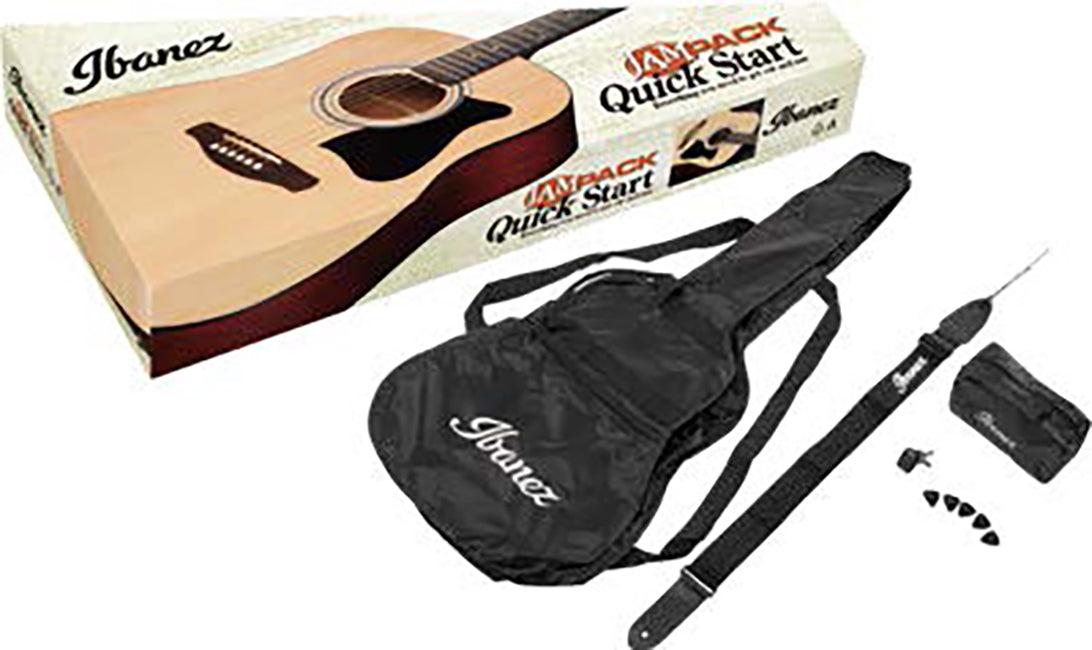 Ibanez IJV50 Dreadnought Quick Start Acoustic Guitar Jampack Includes Gigbag