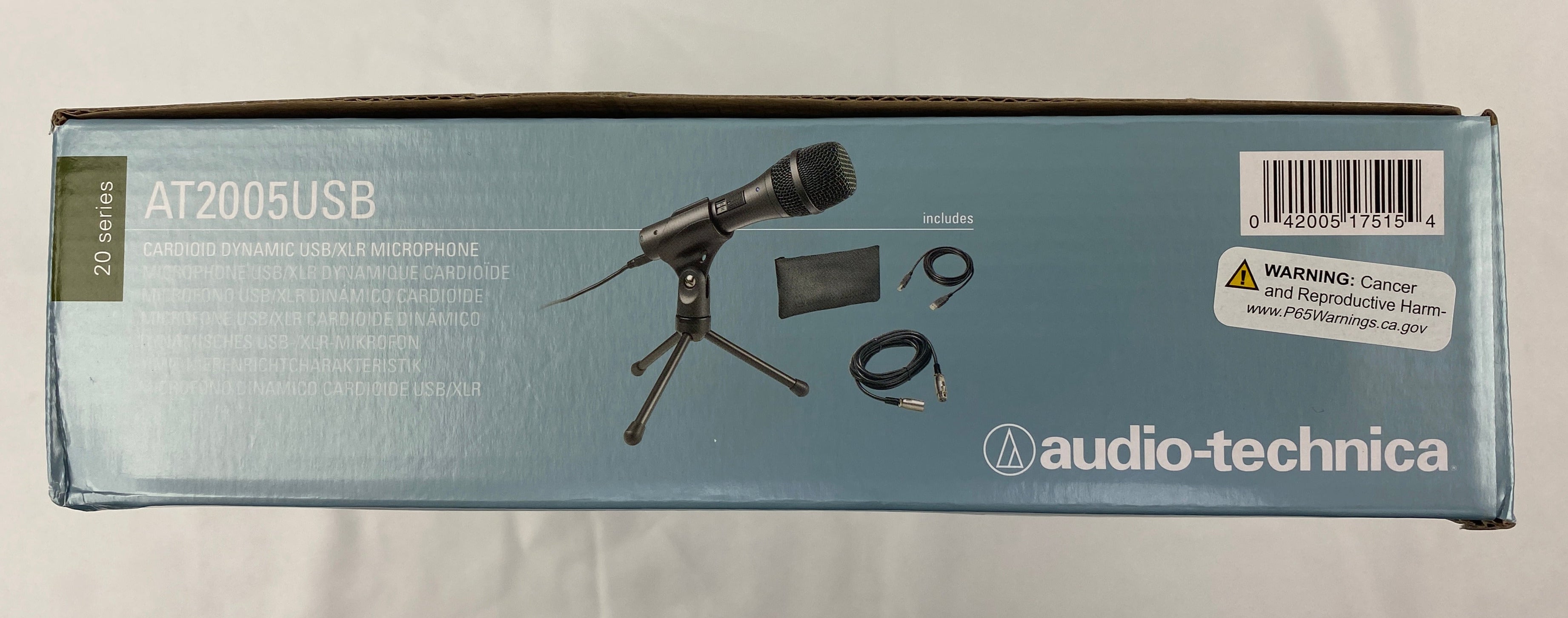 Audio Technica AT2005USB Dynamic Wired Microphone for Recording and Podcasting