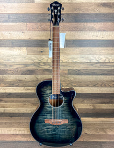 Ibanez AEG70-TCH Right Handed Acoustic/Electric Guitar-Transparent Charcoal Brst
