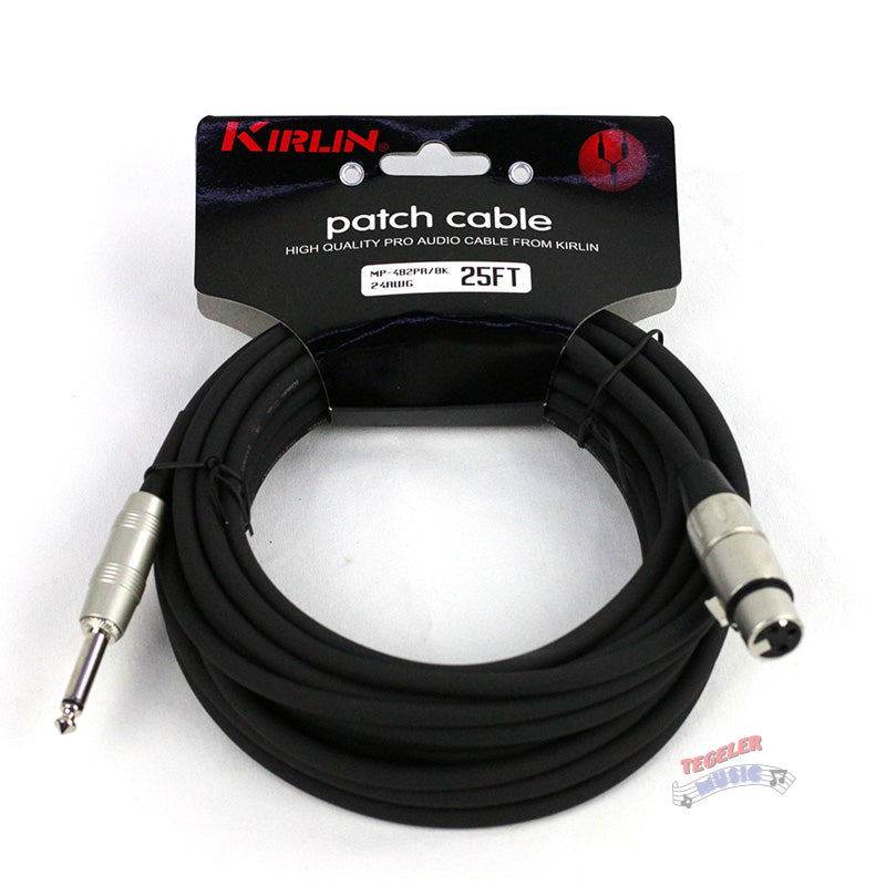 1/4 - XLR Mic Cable 25'