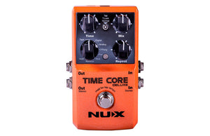 NUX Time Core Deluxe Stereo Delay Guitar Effects Pedal 7 Delay Types/Looper Mode