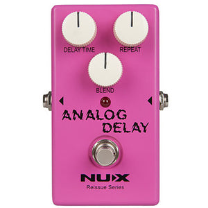 NUX Analog Delay Reissue Series Guitar Effects Pedal Delay Sounds from the 80's