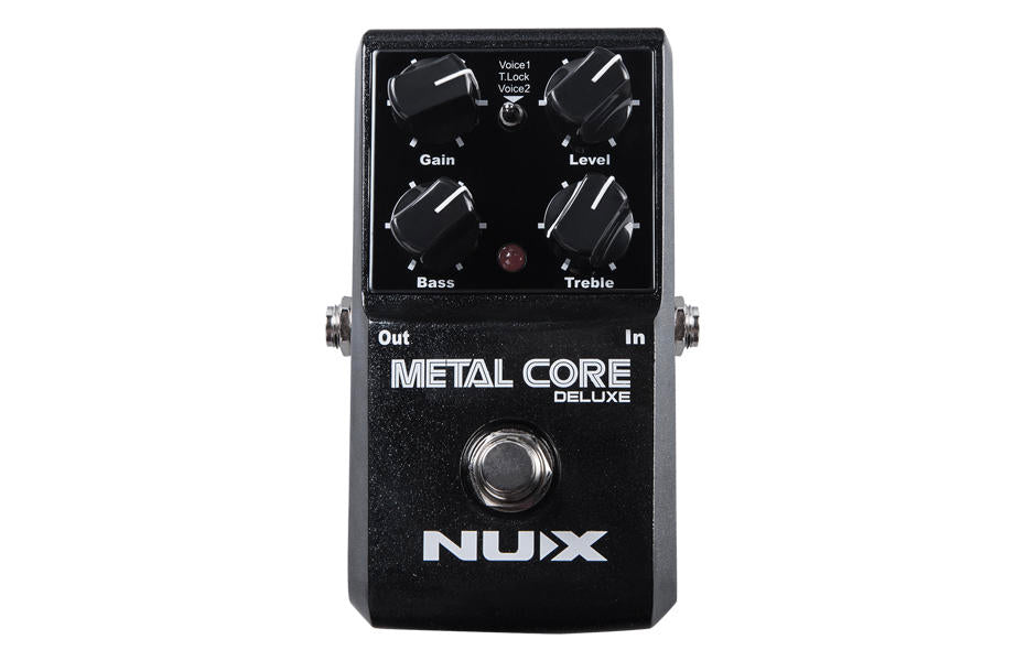 digital distortion pedal NUX Metal Core Deluxe Digital Distortion Guitar Effects Pedal with Tru – Tegeler Music