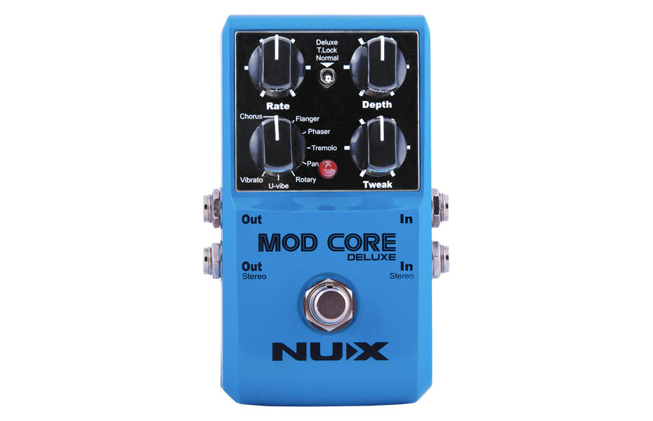 NUX Mod Core Deluxe Stereo Multi-Modulation Guitar Effects Pedal True Bypass