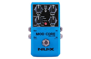 multi modulation pedal NUX Mod Core Deluxe Stereo Multi-Modulation Guitar Effects Pedal True – Tegeler Music