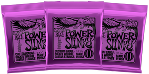 Authentic Ernie Ball 2220 Power Slinky 11-48 Electric Guitar String Set