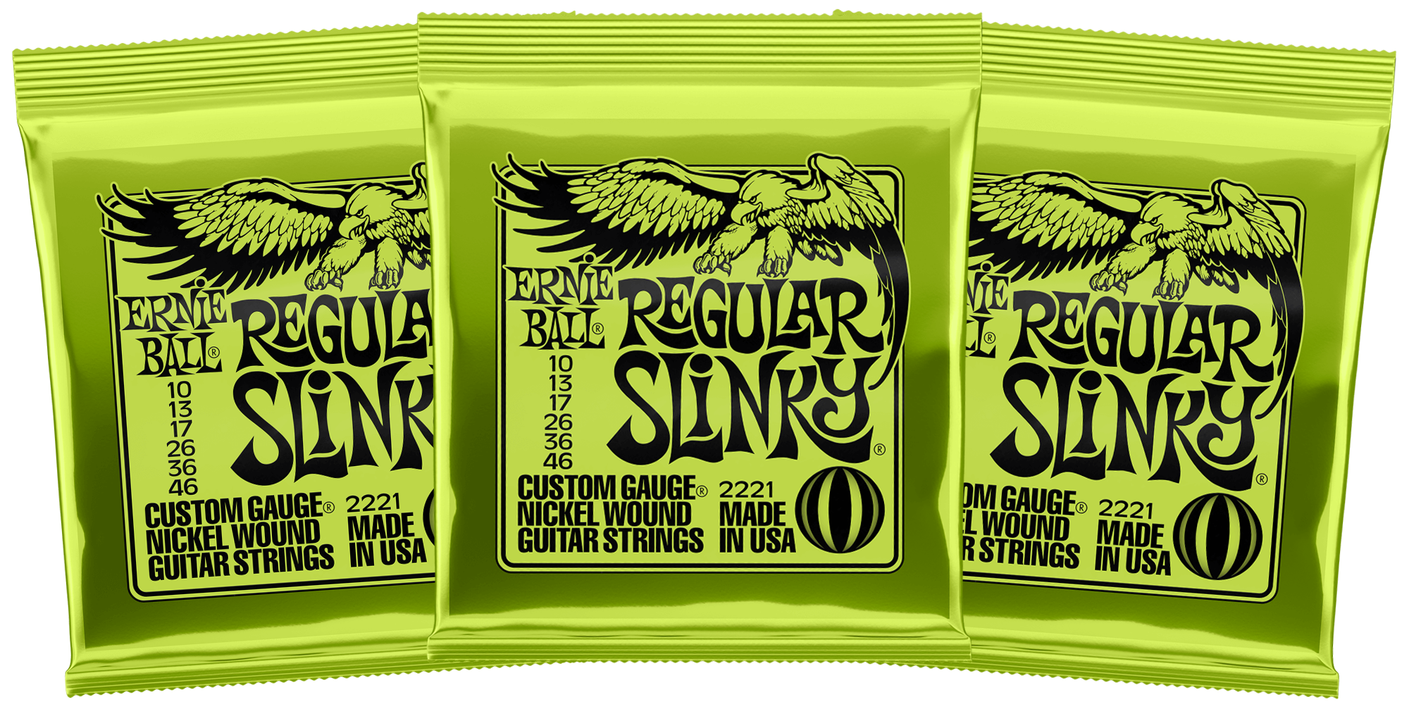 Accessori Chitarra Corde Per Chitarra Elettrica 2221 Regular Slinky - Set 10-46, Filo In Nickel, Suono Brillante Ernie Ball - Foto 5