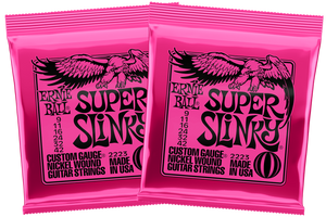 Authentic Ernie Ball 2223 Super Slinky 9-42 Electric Guitar String Set