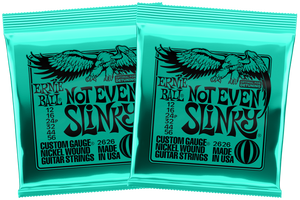 Authentic Ernie Ball Slinky Not Even Slinky 6-String Electric Guitar String Set