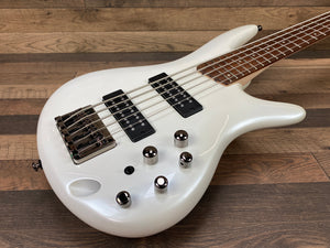 Ibanez Standard SR305E-PW Right Handed 5 String Electric Bass Guitar-Pearl White