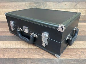 Used Professional Wood Cornet Case with 2 Handles Black