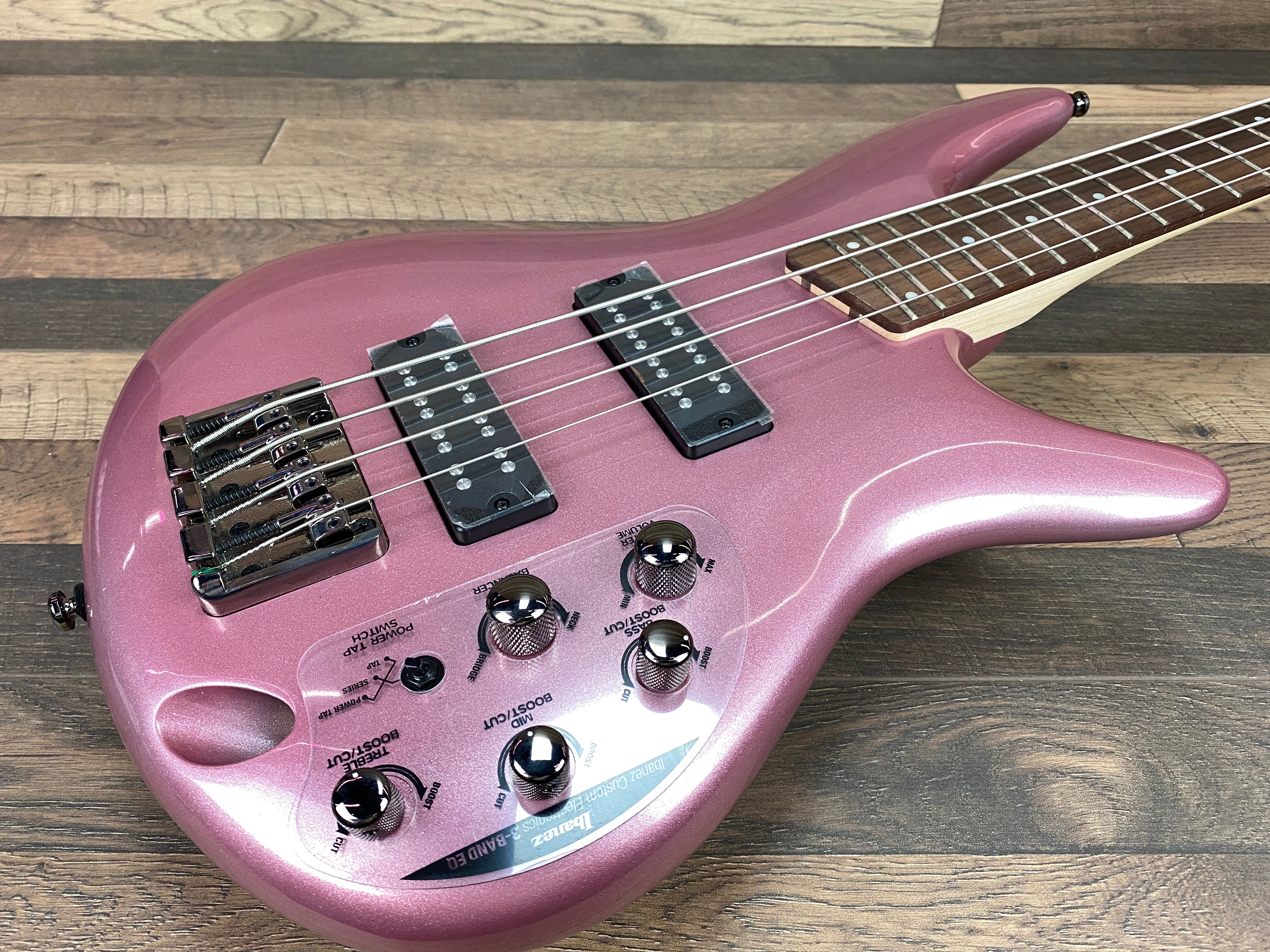 Ibanez SR300E-PGM RH 4-String Electric Bass Guitar PGM-Pink Gold Metallic