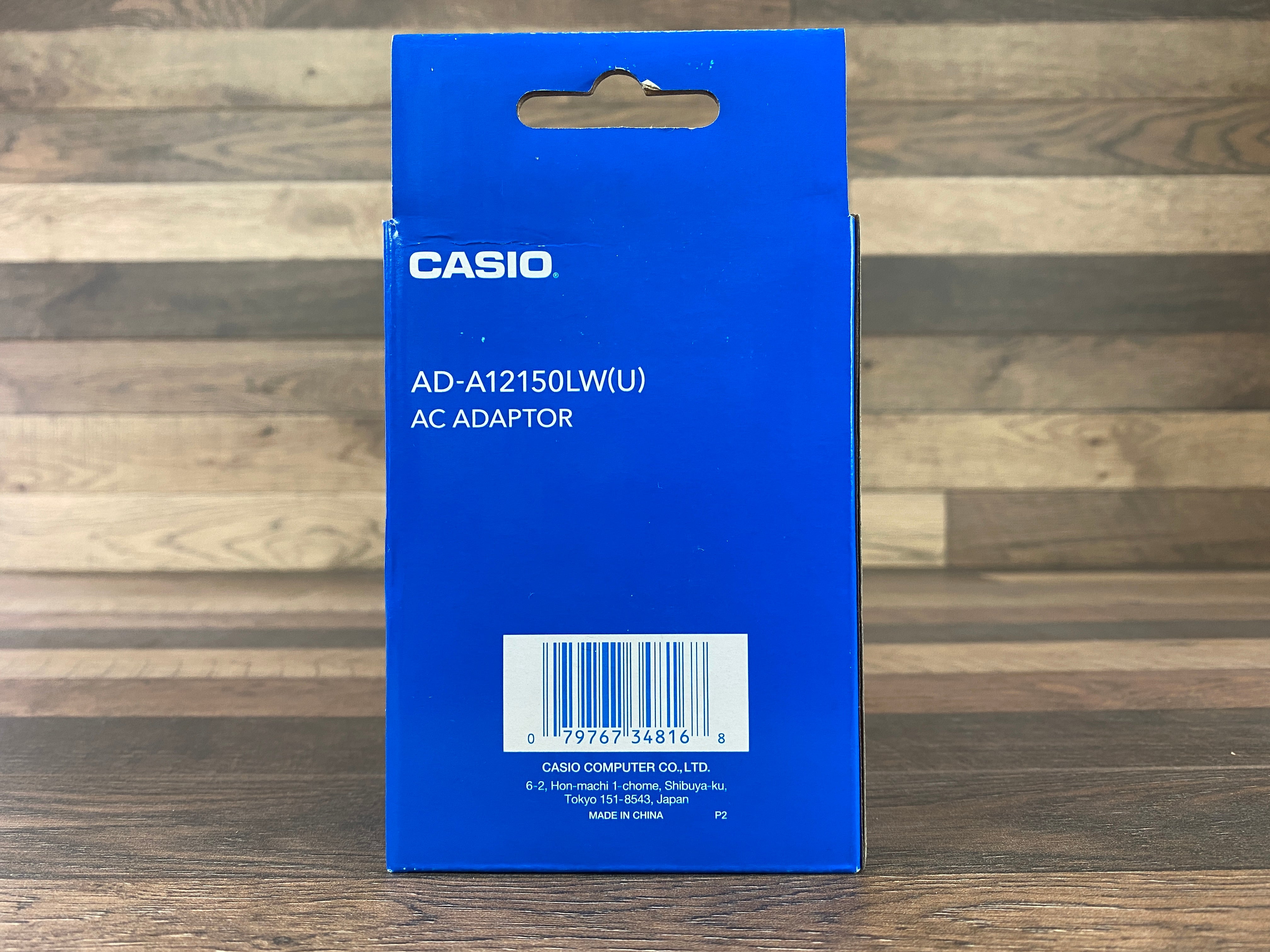 Casio AD-A12150LW(U) AC Adapter - Input AC 100-240V Output DC 12V