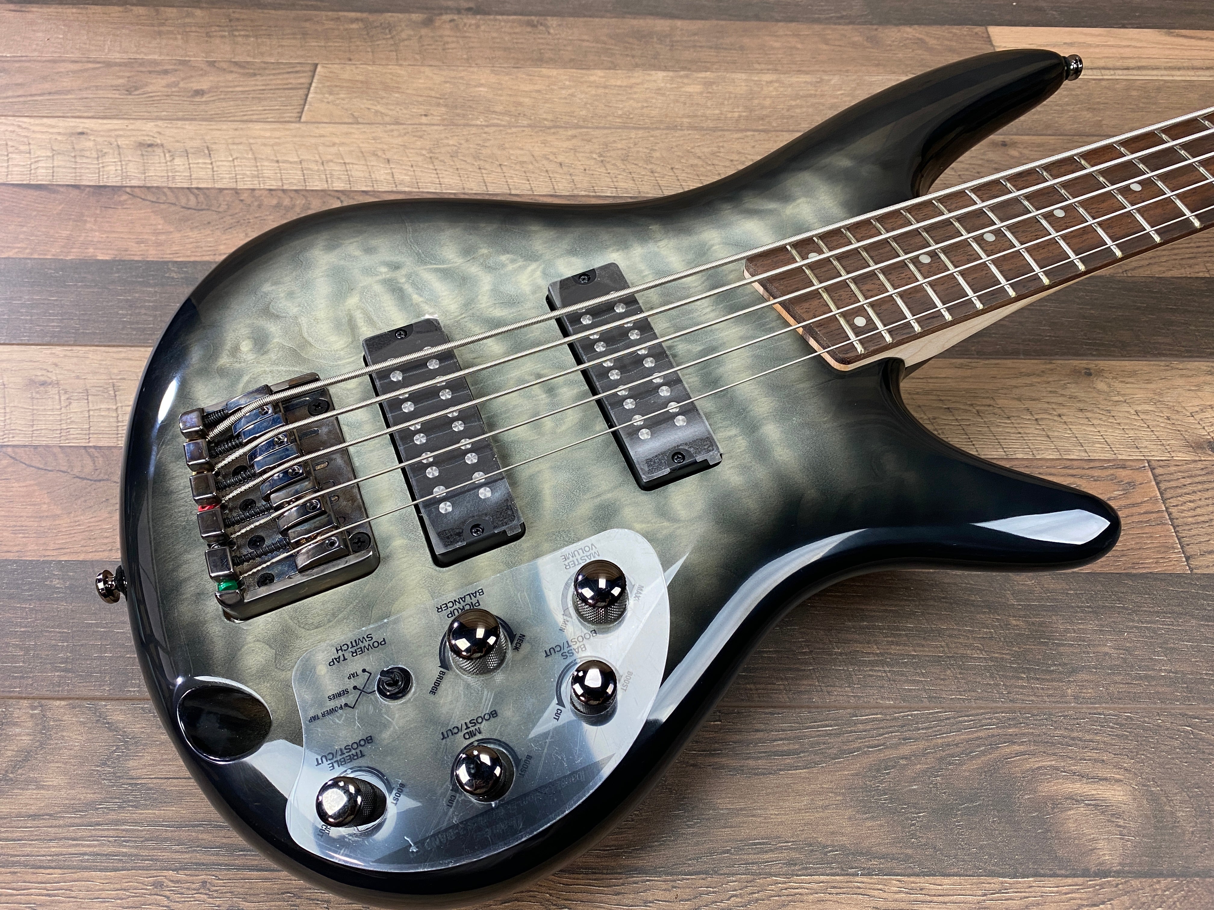 Ibanez SR405EQMSKG 5-String Electric Bass Guitar SKG:Surreal Black Burst Gloss