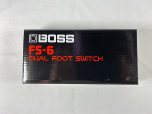 Boss FS-6 Dual Footswitch with latch or momentary type switching