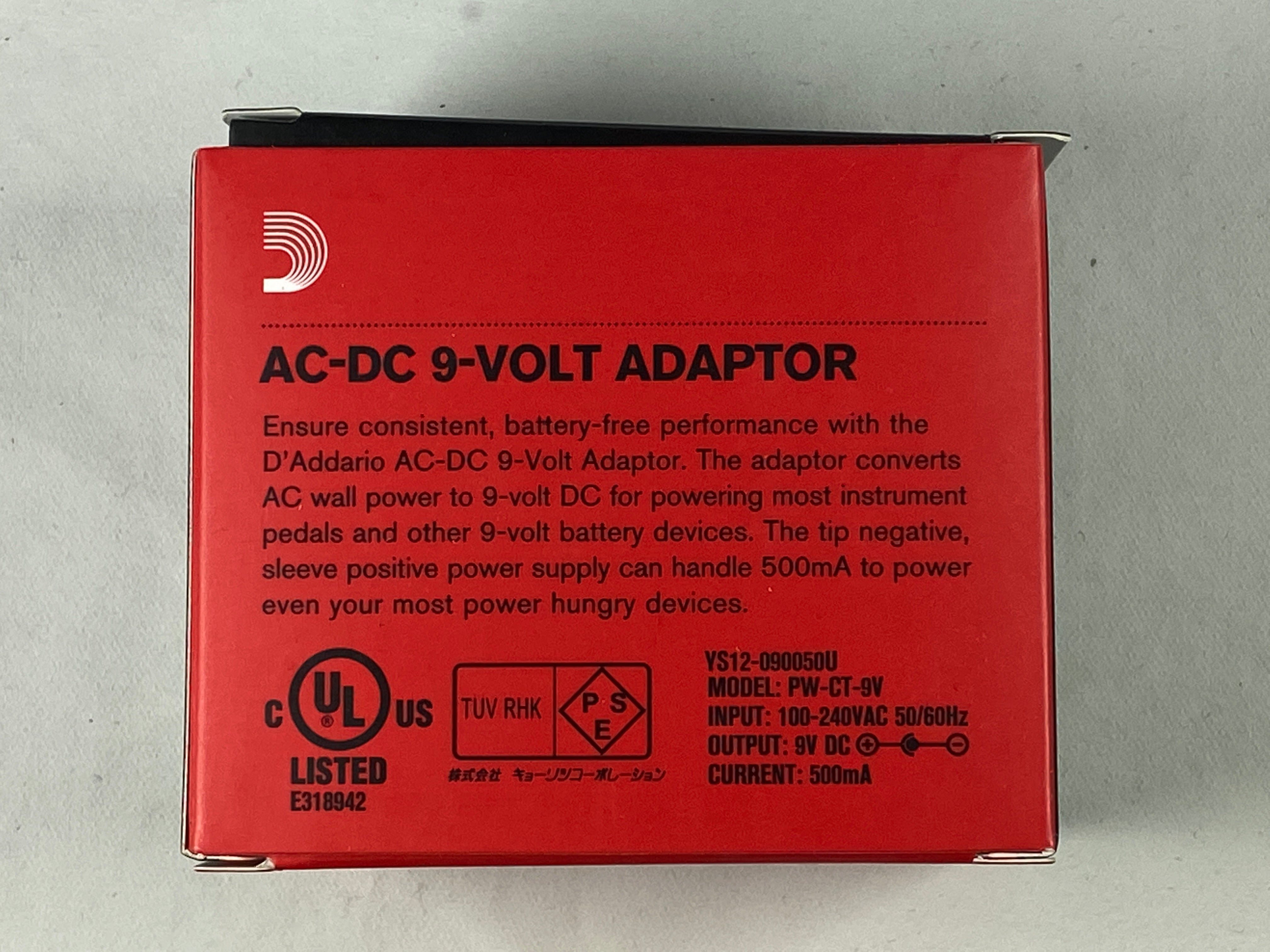 PW-CT-9V Regulated AC-DC 9V Adaptor Guitar Pedal Power Supply