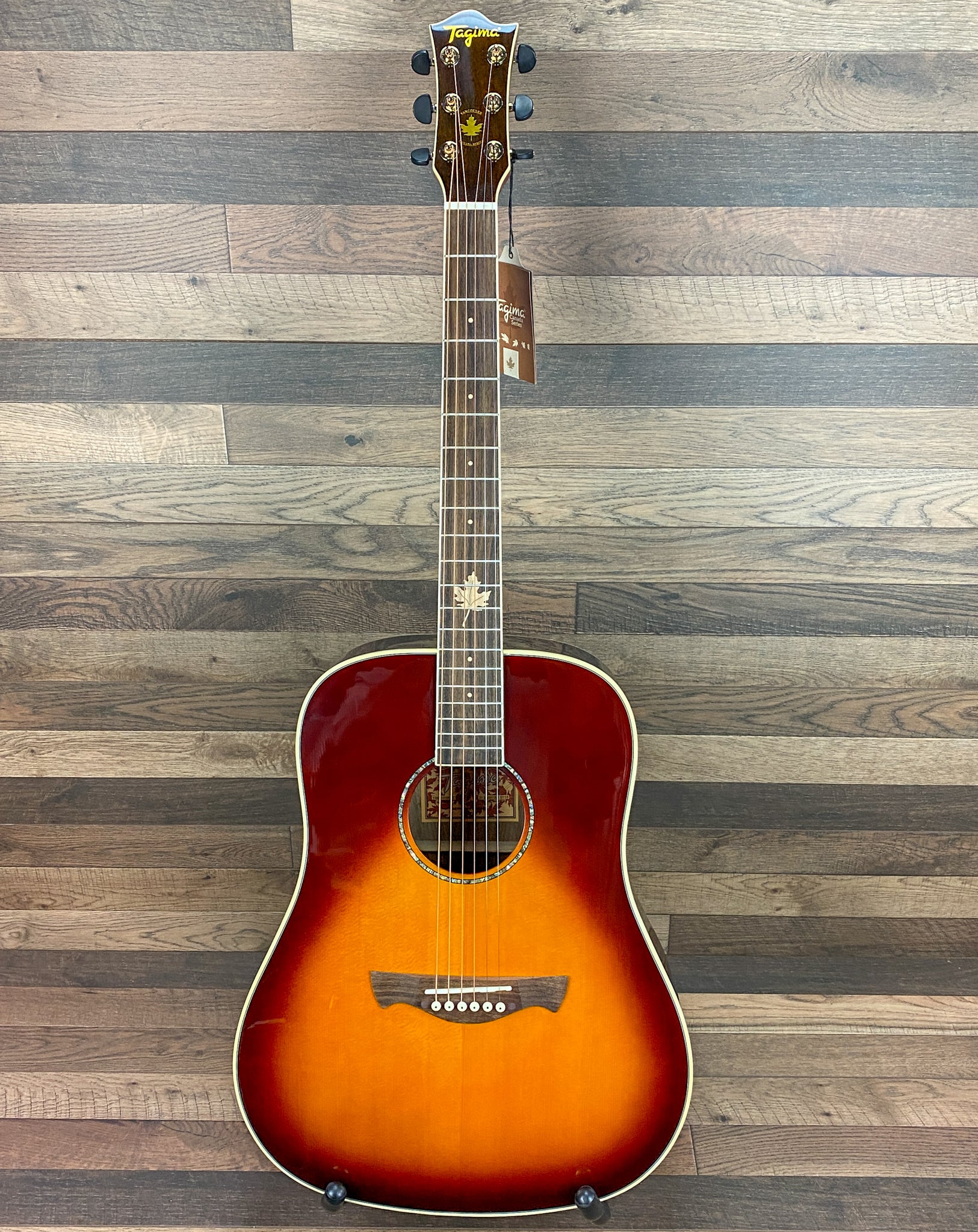 Tagima Vancouver CB-Cherry Burst Right Handed 6-String Solid Top Acoustic Guitar
