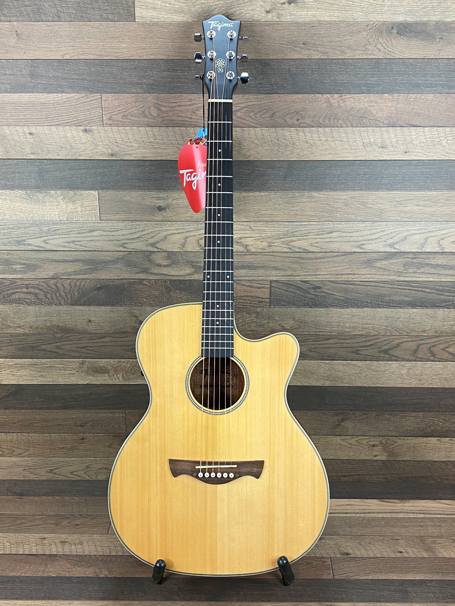 Tagima TW29EQNTS Right Handed Acoustic Electric Guitar Natural Satin Finish