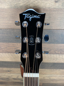 Tagima WS30EQBK Right Handed 6 String Acoustic Electric Guitar Black Finish