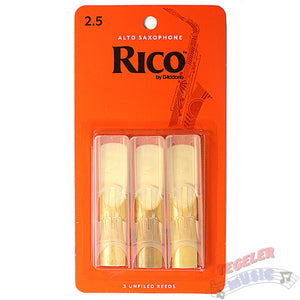 Rico Alto Sax Reeds - 3 Pack
