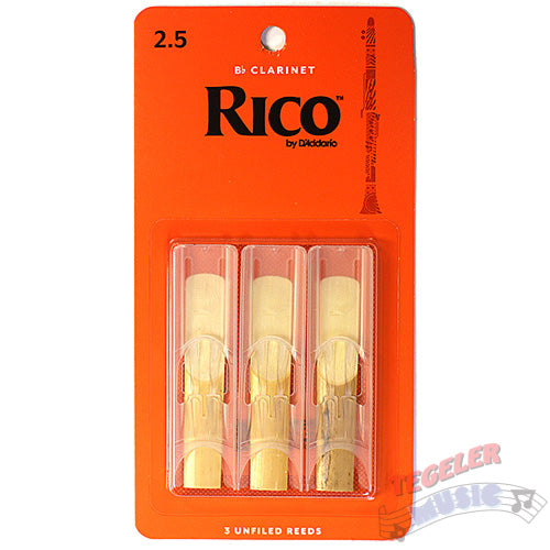 Rico Clarinet Reeds - 3 Pack – Tegeler Music