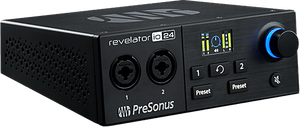 Presonus Revelator io24 USB Audio Interface with Loopback Mixer MIDI and Effects