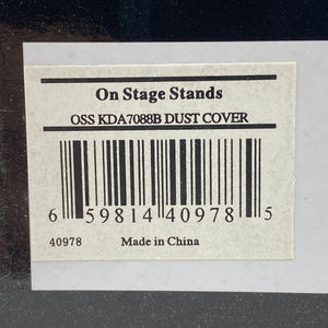 On Stage KDA-7088B 88 Key Electronic Keyboard Dust Cover Black