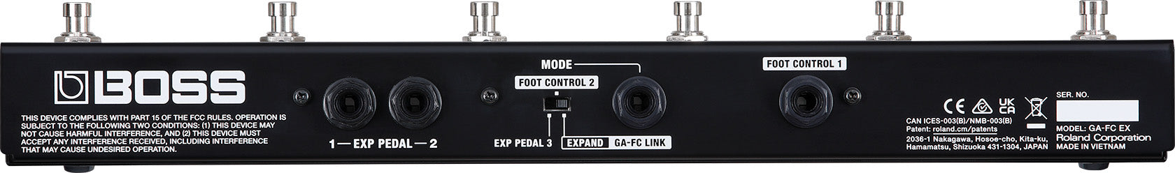 BOSS GA-FC EX Expanded Foot Controller for Katana Series of Amplifiers