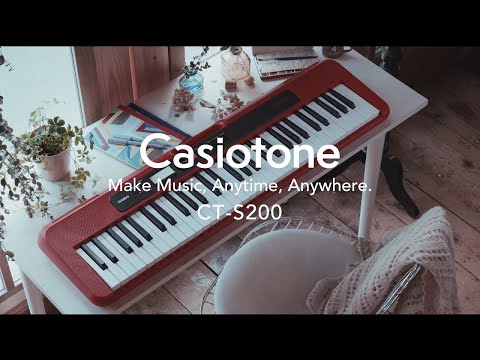 Casio Casiotone CT-S200 Portable Digital Keyboard Red, White or Black