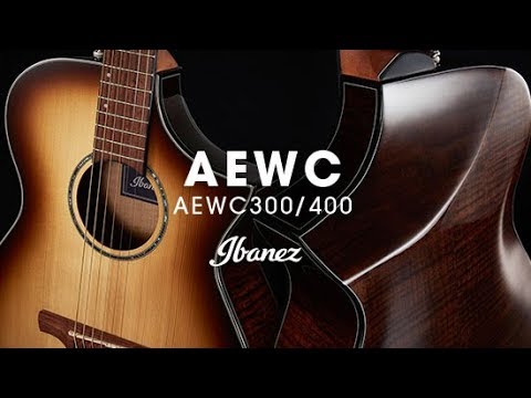 Ibanez AEWC300-NNB Right-Handed Acoustic/Electric Guitar Natural Browned Burst