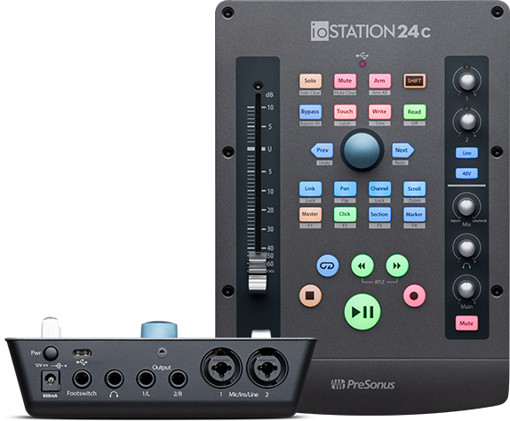 Presonus ioSTATION24c Recording & Podcast Computer Interface/Controller